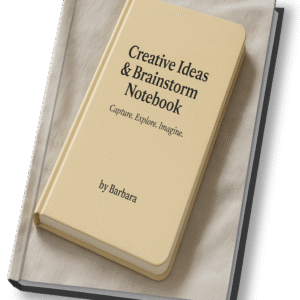 Creative Ideas & Brainstorm Notebook (PDF, 30 Days) Capture, Visualize, Create. by Barbara