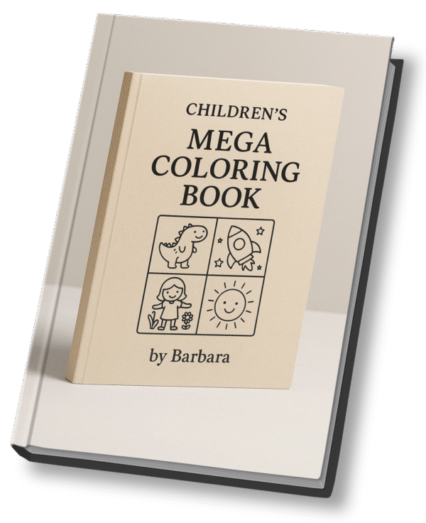 Children's Mega Coloring Book by Barbara