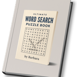 Ultimate Word Search Puzzle Book | 100 Themed Puzzles + Solutions – by Barbara