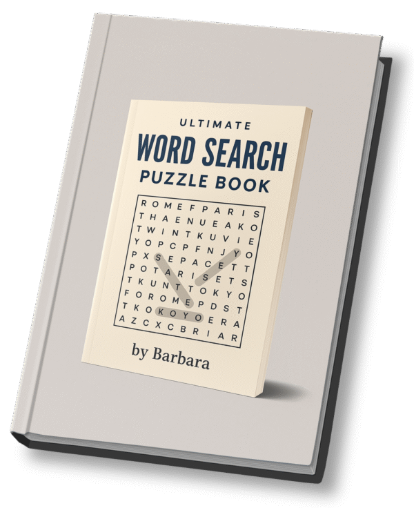 Ultimate Word Search Puzzle Book | 100 Themed Puzzles + Solutions – by Barbara
