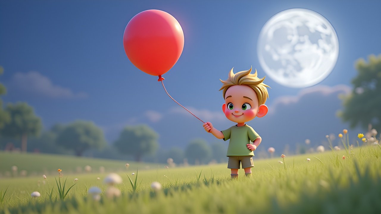 Lumi and the Lost Balloon | Children’s Story Illustration Pack by Barbara
