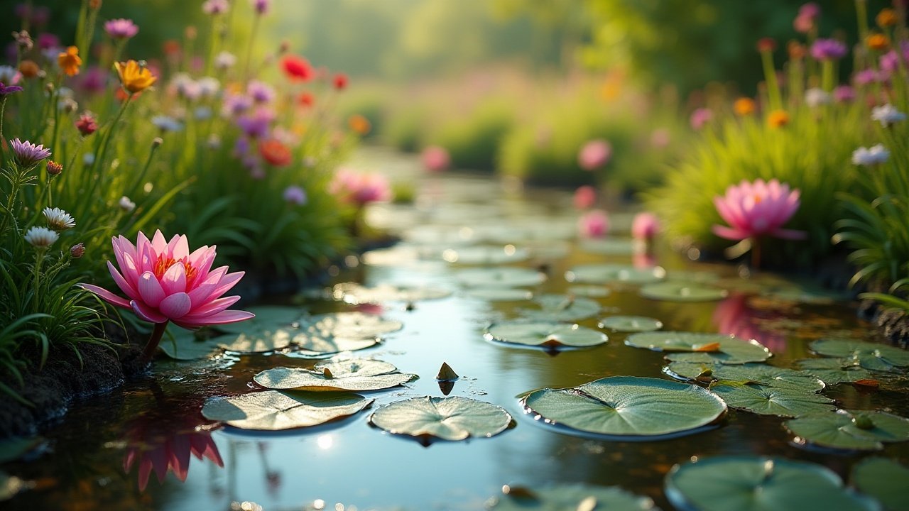 Serene Water Escape – Premium Illustration Pack (68 Images) | by Barbara