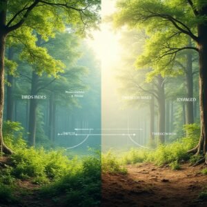 Maple and Beech Tree Habitats by Barbara