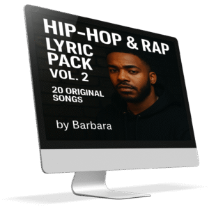 Hip-Hop & Rap Lyric Pack Vol. 2 – 20 Original Songs | by Barbara: