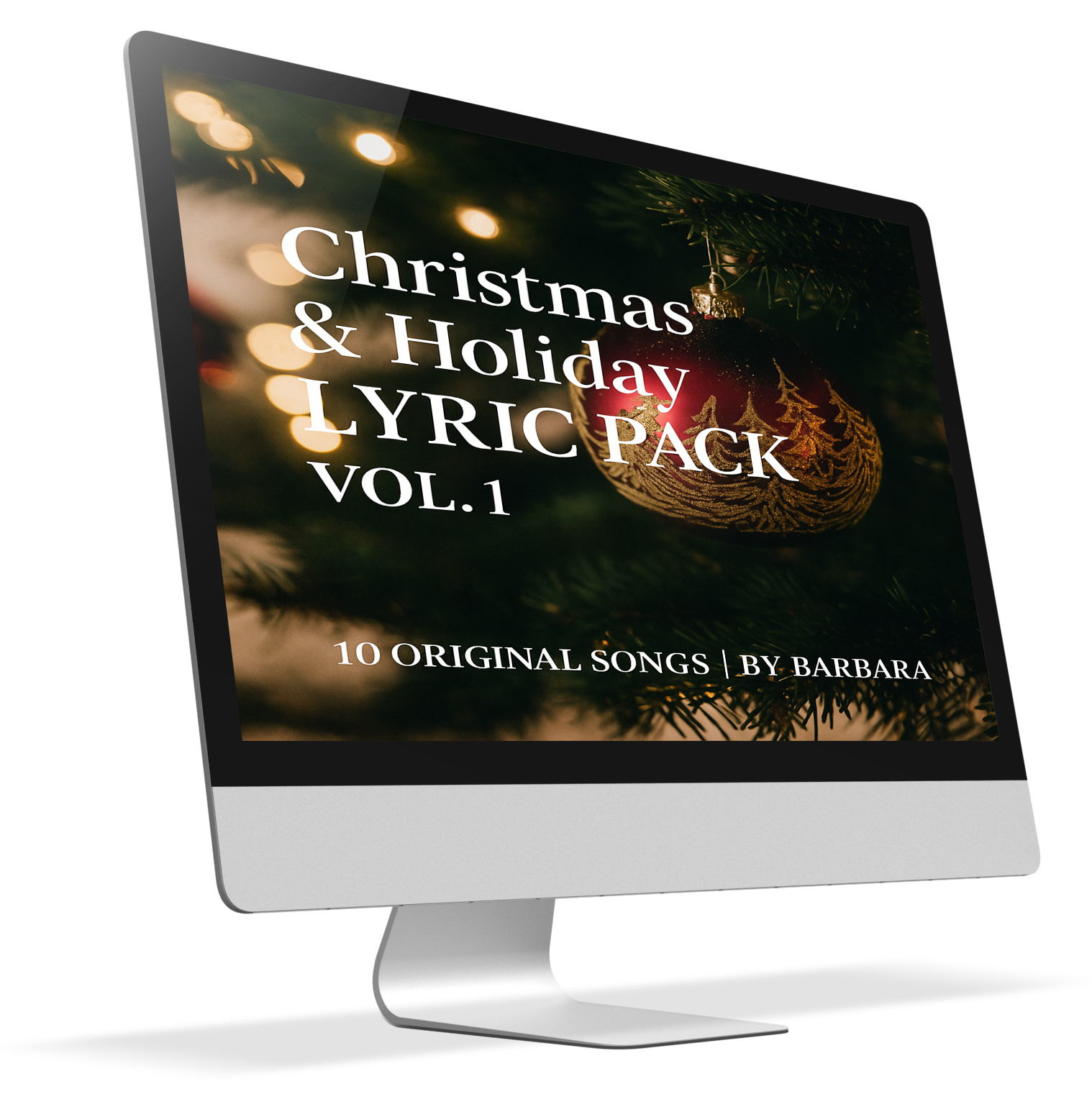 Christmas & Holiday Lyric Pack Vol. 1 – 10 Original Songs | by Barbara: